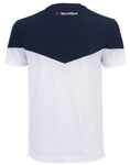 Tecnifibre Perf Tee White/Marine T-Shirt Back View